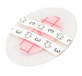 Foam Dressing PolyMem Shapes 2 X 3 Inch With Border Film Backing Adhesive Oval Sterile
