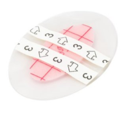 Foam Dressing PolyMem Shapes 2 X 3 Inch With Border Film Backing Adhesive Oval Sterile