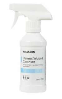 Wound Cleanser McKesson 8 oz. Spray Bottle NonSterile
