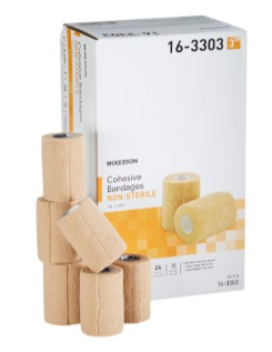 Coban Bandage 3 Inch X 5 Yard Self-adherent Closure NonSterile Standard Compression