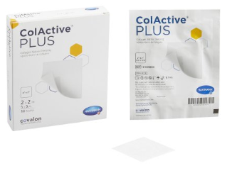 Collagen Dressing ColActive® Plus 2 X 2 Inch Square Sterile