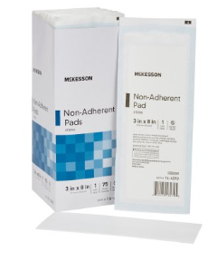 Non-Adherent Dressing McKesson 3 X 8 Inch Sterile 75 per Pack