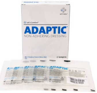 Adaptic 3x3 inch Impregnated Dressing